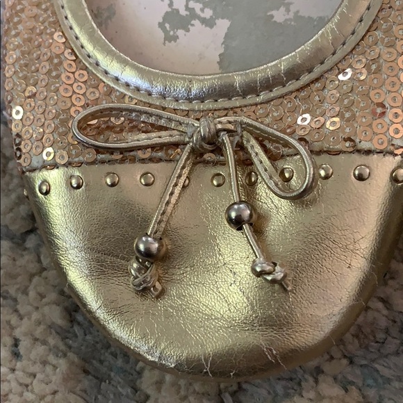 Anne Klein flats gold - Picture 3 of 8